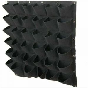 Sac &agrave; Plantes Mural 36 Poches - Sac De Plantation Vertical - Jardini&egrave;re Design &agrave; Suspendre - Mur V&eacute;g&eacute;tal Ext&eacute;rieur - Jardin Mural Souple en Feutre