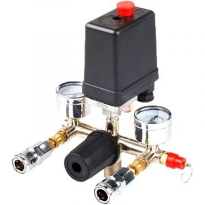 Compresseur D'air Pressostat Triphas&eacute; Pressostat Vanne De Contr&ocirc;le Avec Le R&eacute;gulateur D'air Et Soupage Et Jauge