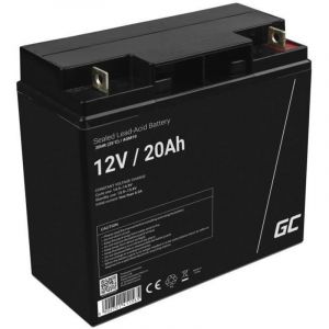 GreenCell&reg; Rechargeable Batterie AGM 12V 20Ah accumulateur au Gel Plomb Cycles sans Entretien VRLA Battery &eacute;tanche