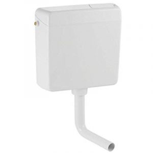 Geberit Accessoires - R&eacute;servoir de chasse d'eau AP123, rin&ccedil;age Start / Stop, alimentation lat&eacute;rale, blanc alpin 123.105.11.1