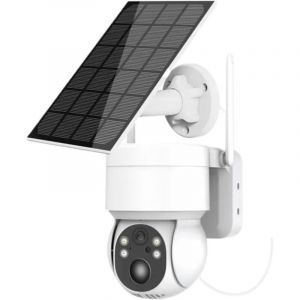 Cam&eacute;ra de s&eacute;curit&eacute; ext&eacute;rieure Cam&eacute;ra Solaire hd sans Fil cam&eacute;ra ip ptz avec Panneau Solaire et Batterie Rechargeable cam&eacute;ra de s&eacute;curit&eacute; de