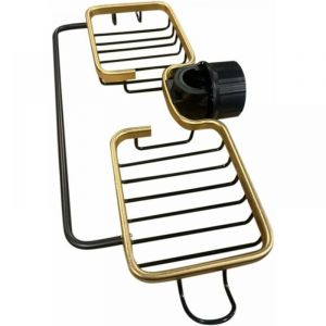 Cuisine en Aluminium &eacute;Vier &eacute;Gouttoir &eacute;Ponge Rangement Support &eacute;Gouttoir &eacute;Tag&egrave;Re Panier Organisateur Salle de Bain Accessoires