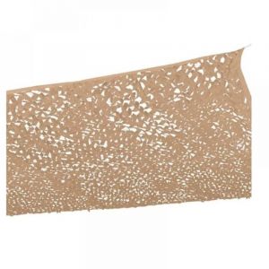 Filet de Camouflage Sable 3x4m Reinforced Camouflage Net Voile D'ombrage Militaire, Filet Camo pour Soleil en Plein Air Th&egrave;me Parti D&eacute;coration