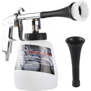 Pistolet Nettoyage, Automatique Air Comprimé Pulvérisateur avec Brosse de Buse, Convient à Intérieur de Voiture Entretien Accueil Nettoyer