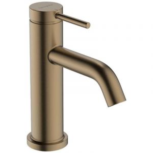 Hansgrohe - Tecturis s - Mitigeur d'&eacute;vier avec vidage, CoolStart, EcoSmart, bronze bross&eacute; 73305140