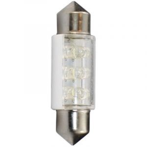 2 Ampoules led Navette C5W 12 v 0.48W 36mm Blanc