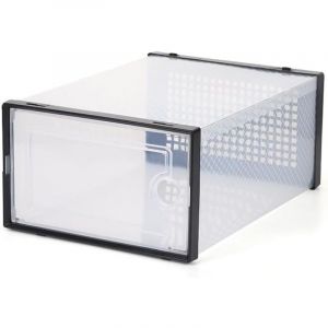 1pcs Armoire &agrave; Chaussures, R&eacute;glables &Eacute;tag&egrave;re &agrave; Chaussures, Empilable Meuble Chaussure en M&eacute;tal Armoire &agrave; Chaussures Portable Cube, Armoire &agrave;