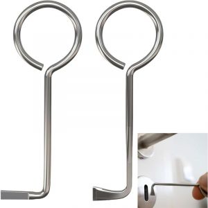 2 Pcs Clef Passe Partout Set, Cl&eacute; Passe-partout, Cl&eacute; Universell, Ouvre Presque Toutes les Portes, kit Crochetage Serrure pour Ouvre Serrure &agrave; Barbe