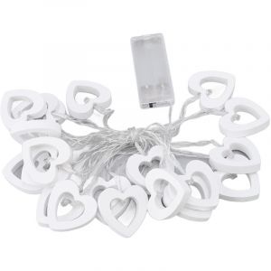 Guirlande lumineuse led en forme de coeur Guirlande lumineuse aliment&eacute;e par batterie pour la f&ecirc;te d'anniversaire de mariage de vacances de jardin 3