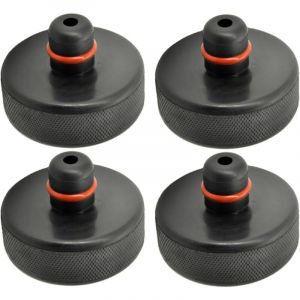 4PCS Jack Pad Bloc, Coussinet de Levage, Tampon Cric Compatibles avec Tesla Model 3 / s/x/y, 4 Support de Cric pour Tesla avec 1 Boîte de Rangement,