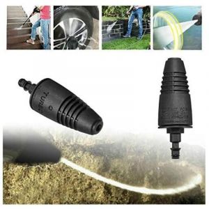 [JAMAIS UTILIS&Eacute;] Embouts de Nettoyeur Haute Pression Turbo Buse en Acier Alli&eacute; Nettoyeur Haute Pression Rotatif Turbo Buse pour le Nettoyage de