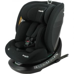 Si&egrave;ge auto Isofix - NANIA - PHoeNIX - Groupe 0/1/2/3 - I-Size - Pivotant - Inclinable - R&eacute;ducteur - Noir