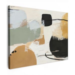 TABLEAU SUR TOILE Peinture - Abstrait - Couleurs Tableau D&eacute;coration Murale Salon Tableaux muraux 80x60 cm