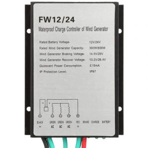 G&eacute;n&eacute;rateur Eolienne Contr&ocirc;leur de Charge Eolienne R&eacute;gulateur de Charge Automatique de G&eacute;n&eacute;rateur de Turbine de Vent Eolienne FW12 / 24 12 / 24V 300W