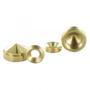 Vis Express - Rosace conique ou cache vis (1 rosace et 1 cuvette de vis) Laiton noir Diamètre 18 Vis 5 à 6-1 pièce