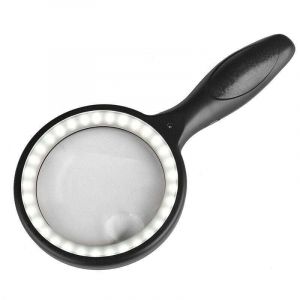 Loupe Lecture 30X 60X La Loupe avec 33 lumi&egrave;res LED Loupe LED Loupe en Anglais - , XU,M&eacute;ga Loupe De Lecture Une Loupe USB Rechargeable Loupe De