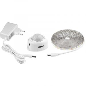 Ruban Led Avec D&eacute;tecteur De Mouvements, Bande Led Flexible Autocollante,&Eacute;tanche IP65 Avec Alimentation 12V Barre Lumineuse Pour Chambres, Salons,
