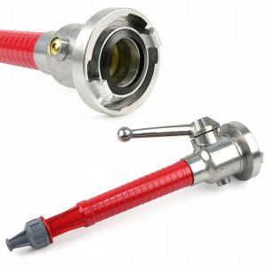 Tuyau &agrave; jet, arr&ecirc;t &agrave; bille, 2 pour tuyau d'incendie, raccord C-Storz