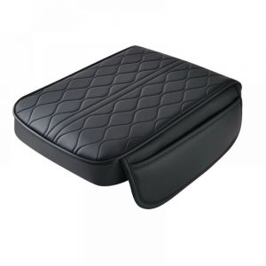 Coussin Accoudoir Voiture Am&eacute;lior&eacute;,Coussin d&rsquo;Accoudoir Voiture Universel avec Deux Poches,Accessoire Voiture Interieur Confort pour la Plupart des