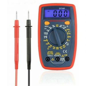 Lablanc - Multimètre Numérique Portable , Testeur Électrique 2000, Multimètre Digital, Voltmètre,Ampèremètre,Ohmmètre,Mesure La Tension ac et dc, Le