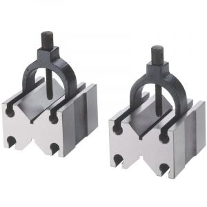 Paire de blocs en v avec 2 v's et &eacute;trier de serrage r&eacute;glable Vertex VBC-006
