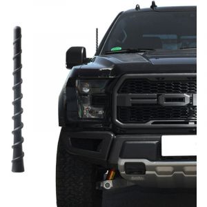 Antenne de Voiture Courte Antenne de Toit d'autoradio 18 cm Antenne &agrave; Tige Universelle de Remplacement avec Forte R&eacute;ception FM AM Dab