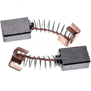2x balais charbon 5 x 8 x 11 mm compatible avec Makita 6510LVR, 6000R, 6802BV, 6800DBV, 4324, 4323, 6000LR, 6410, 4322, 3706 outil électrique - Vhbw
