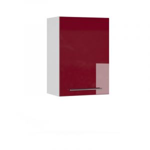 Vicco - Armoire murale de salle de bain Fame-Line, Rouge bordeaux Haute brillance, 50 x 72 cm