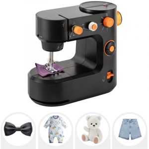 Machine à coudre électrique portable pour usage domestique Machine à coudre électrique Bras libre 5 programmes de couture Machine à coudre ultra