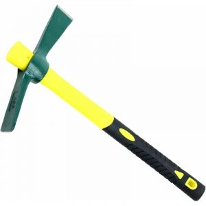 Mattock hoe Micro Pioche Hache Outil Jardinage Désherbage Mini Pioche Acier Fibre De Verre Poignée Arbre Pioche Pioche Jardin Ferme Outil 38,5 x 22,5