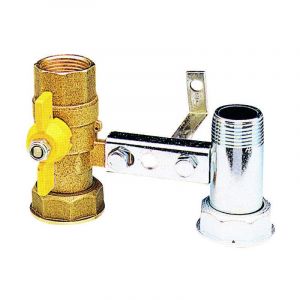 Supports pour compteur de gaz Support avec robinet pour compteur de gaz 1'1/4x3/4'