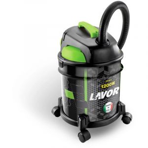 Lavor &ndash; Aspirateur professionnel 1200W &ndash; Moteur silencieux &ndash; Capacit&eacute; 20L &ndash; D&eacute;pression 180mbar &ndash; Fonction soufflerie pour chantiers humides