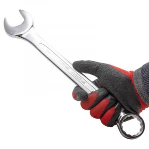 Cl&eacute; plate Cr-V de 34 mm