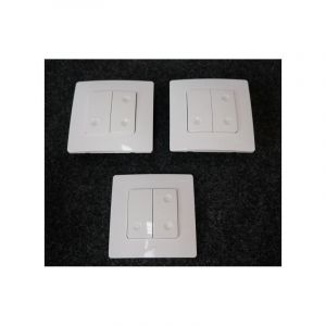 Legrand - Kit centralisation 2 volets roulants avec 1 inter sans-fil + 2 recepteurs filaire/radio zigbee blanc niloe