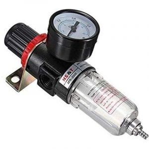 Regulateur de Pression d'air 1/4", Filtre Compresseur Dair, S&eacute;parateur d'Humidit&eacute;, Filtrez l'Humidit&eacute;,Prot&eacute;gez les Outils &agrave; air Comprim&eacute; et les