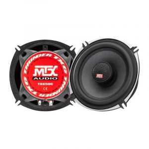 Mtx Audio - jamais utilisé] mtx TX650C Haut-parleurs voiture Coaxiaux 13cm 2 voies 80W rms 4O châssis alu Tweeters néodyme dôme soie Membrane pulpe