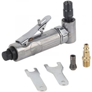 Angle D'air Industriel &agrave; 90 &deg;, Ponceuses Yctze Outil Kit de Meuleuse en Caoutchouc Meuleuse D'angle D'air 90 Degr&eacute;s Outil Droit Mini Pneumatique
