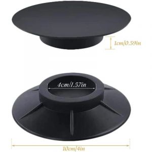 tapis anti vibration machine a laver 4 pi&egrave;ces anti vibration machine a laver - emp&ecirc;cher le lave-linge de bouger - patin anti vibration lave linge