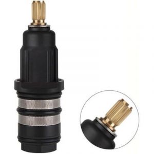 Kit de r&eacute;paration pour mitigeur thermostatique de douche en laiton, cartouche thermostatique de rechange, noyau de vanne eau chaude/eau froide, pour