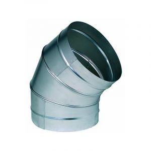 Coude 45&deg; galva d80