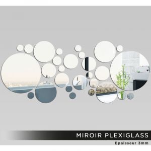 Miroir Plexiglass - Ronds - 50x120 cm
