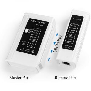 Testeur de c&acirc;ble r&eacute;seau RJ45 pour c&acirc;ble Ethernet LAN RJ45 Cat7 Cat6a Cat6 Cat5 Cat5e RJ11 c&acirc;ble t&eacute;l&eacute;phonique FDC