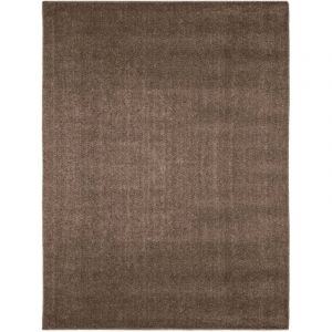 Minimal - Tapis uni de Salon Chambre Relax Sobre et Epur&eacute; (Caf&eacute; - 120x170cm)