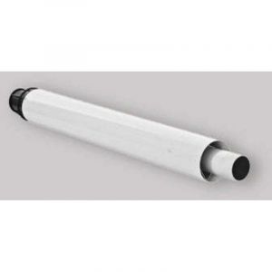 Baxi - Tuyau Coaxial Avec Borne Pour Chaudi&egrave;re &Oslash;60/100 Mm