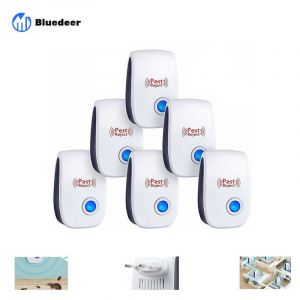 6pcs Répulsif à Ultrason Antiparasitaire, Ultrason Souris Répulsif à Souris, Intérieur Répulsif Anti Moustique Ultrason, Appareil Anti