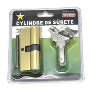 Cylindre 70 mm avec 5 clés