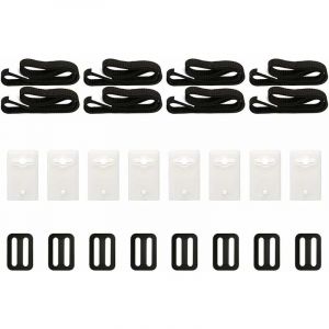 Memkey - Kit de fixation pour bâche solaire de piscine, 8 Sangles de bâche solaire, kit avec sangles universelles à bobine pour fixation de bâche
