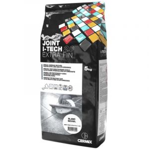 Mortier Joint Blanc Nickel I-tech Extra Fin 2.0 Cermix