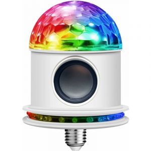 Smart led musique ampoule, E27 Haut-parleur Bluetooth rgb à ampoule De Couleur Avec Changement Télécommande Audio Ampoule led rgb musique sans fil à
