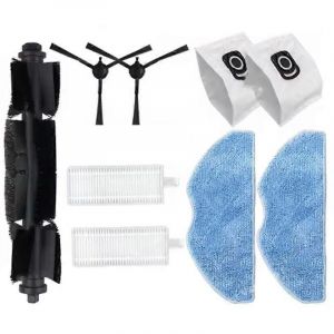 9 pi&egrave;ces pour aspirateur Tefal Rowenta X-Plorer S&eacute;rie 75S RR8577WH 75S+ RG8597W - Pi&egrave;ces d&eacute;tach&eacute;es : brosse, filtre, serpilli&egrave;re, sac &agrave; poussi&egrave;re